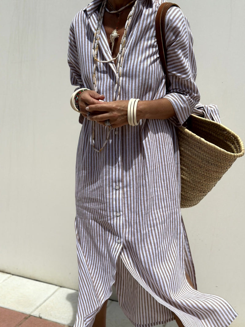 Tess | Pinstripe Elegance