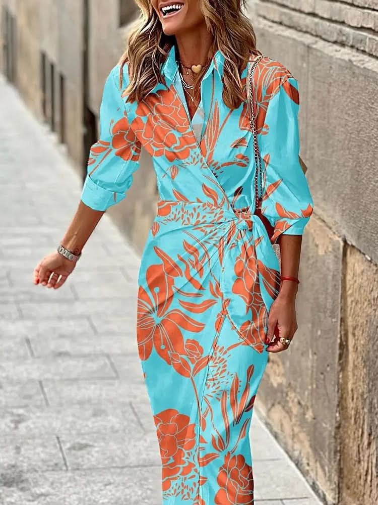 Solina | Floral Wrap Dress